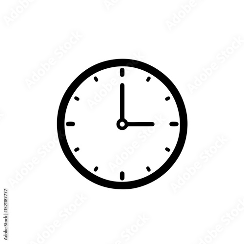 Simple Clock Time Icon