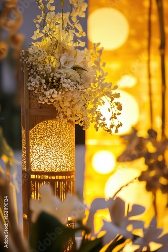 Elegant Indoor Dessert and Decoration Display