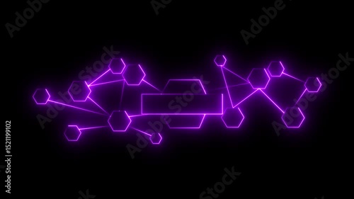 Ai tools or neon box. Multi function for Agentic AI technology motion background. Multi agent AI systems. Automate repetitive work.