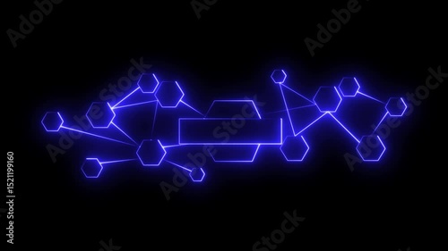 Ai tools or neon box. Multi function for Agentic AI technology motion background. Multi agent AI systems. Automate repetitive work.