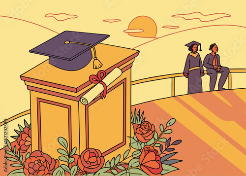 educational cup vector