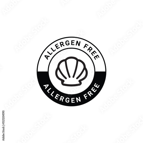 allergen free icon design