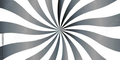Sunburst Modern retro vintage sunrise sunbeam element spiral striped. Spiral starburst and striped pattern abstract geometric retro sunrays line wavy texture.	