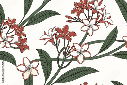 seamless pattern with flowers