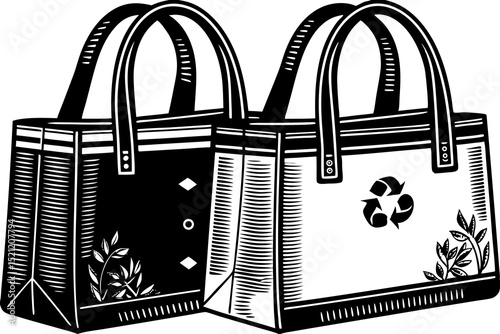 vector illustration of shopping bag