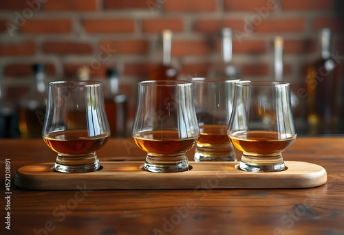 Whiskey Tasting Experience with Four Glasses photo