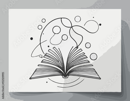 Empowerment in Education: Modern Line Art Symbols for Knowledge Seekers