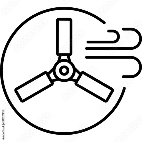 Heat Recovery Ventilation Icon