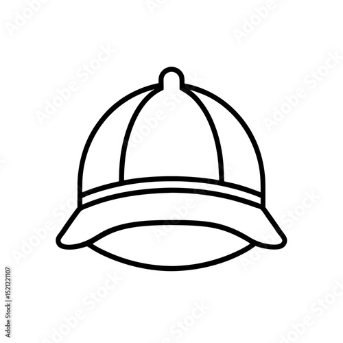 firefighter helmet vector on white background  