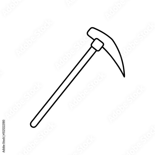 ice pick tool on white background  .svg