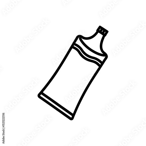 ketchup packet on white background   