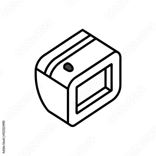 pencil sharpener on white background   