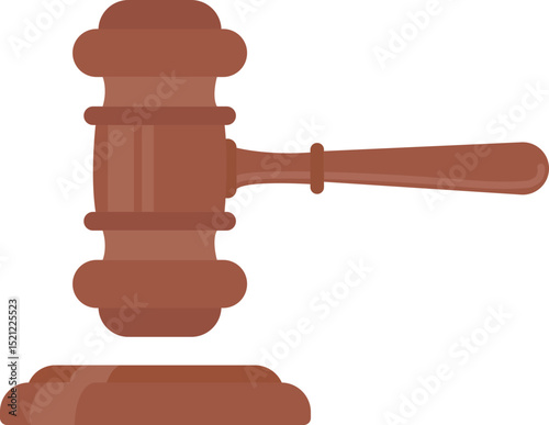 제헌절 대한민국 법봉(의사봉)드로잉 일러스트(korea law drawing icon)