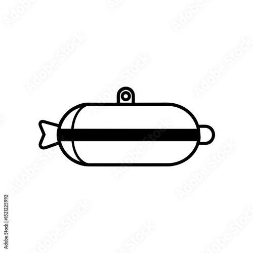 scuba diving tank on white background  