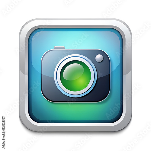 Photo Icon isolated on transparent background