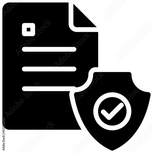 Regulator Compliance Glyph Icon