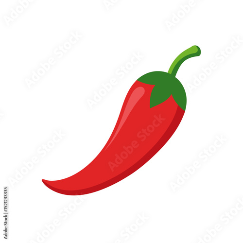 chili pepper on white background  .svg