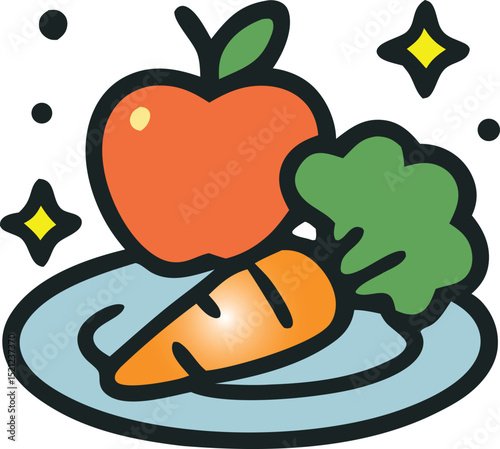 balance diet icon