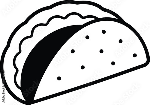 Toppings Bar Illustration with Various Sauce Bottles Line art illustration