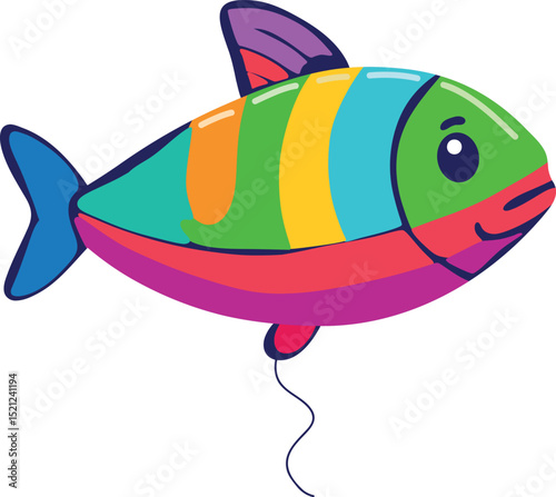 Sardine-shaped balloon