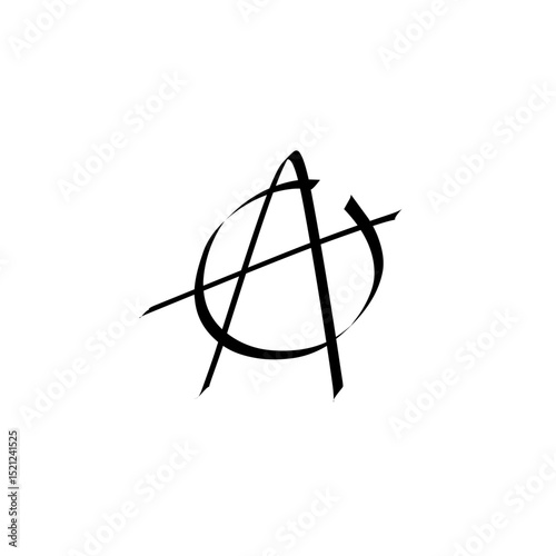 anarchist symbol icon
