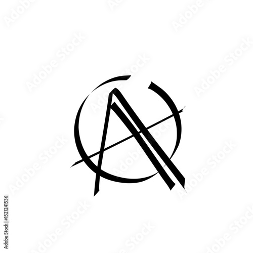 anarchist symbol icon