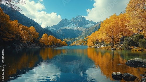 Vibrant Autumn Colors in the Aragonese Pyrenees