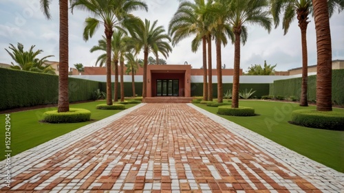 Mediterranean Villa Entrance