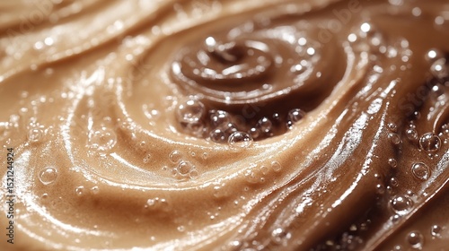 Swirls of Chocolate and Caramel Elegance