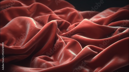 smooth velvet texture in rose color, perfect lighting, realistic and cinematic style