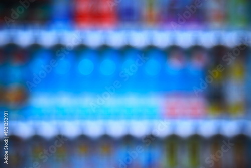 自動販売機をぼかしたデザイン的背景素材
