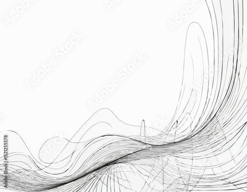 Whispers of Complexity: Abstract Line Art Background for Inspiring Creativity