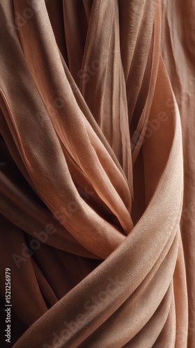 artistic professional photo of fabric folds with soft shadows and highlights, perfect lighting, realistic and cinematic style