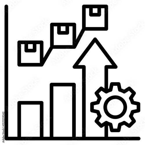 Stock Performance line icon