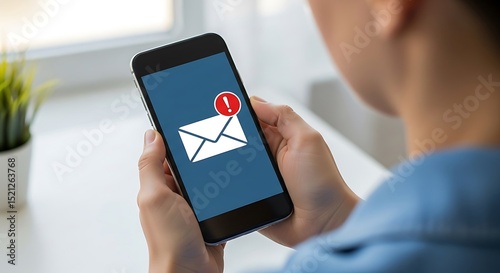 Urgent Email Notification Handling Important Messages on Your Smartphone