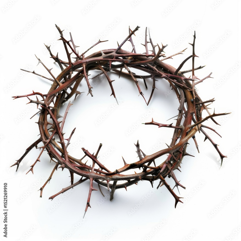 Fototapeta premium Isolated Easter elements on white background