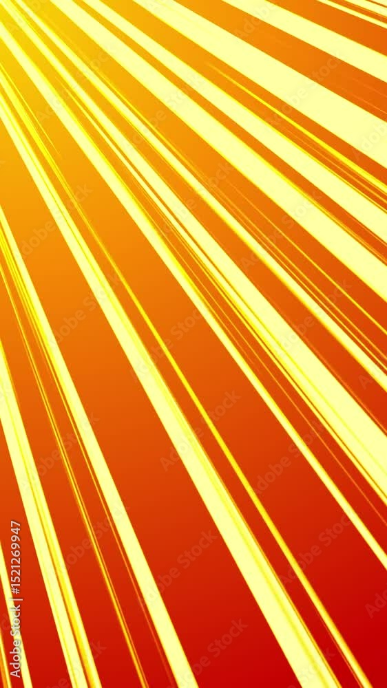 Comic Speed lines. 4 different action speedline inspired by japanese Anime, diagonal, horizontal, vertical anda radial. vertical video powerful lines movement.