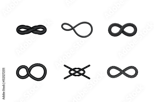 black and white icons