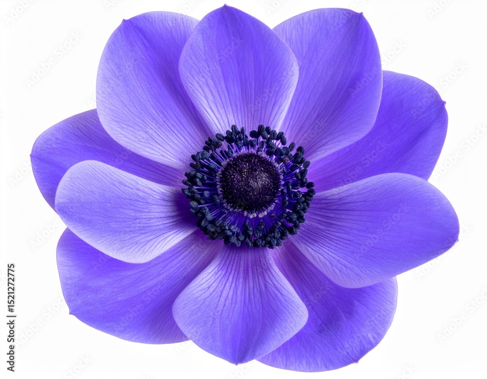 Obraz premium blue flower isolated on white