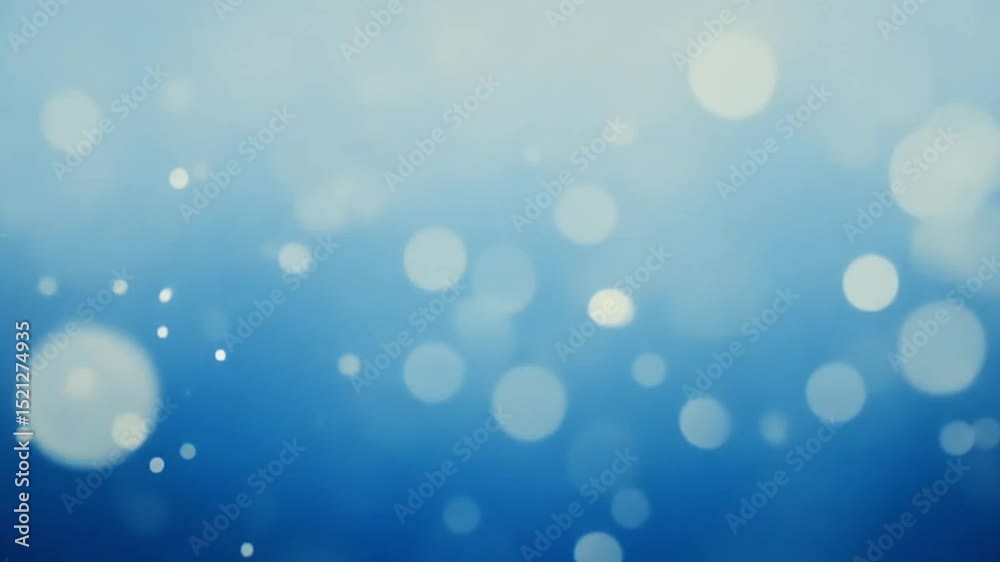 soft blue bokeh light background