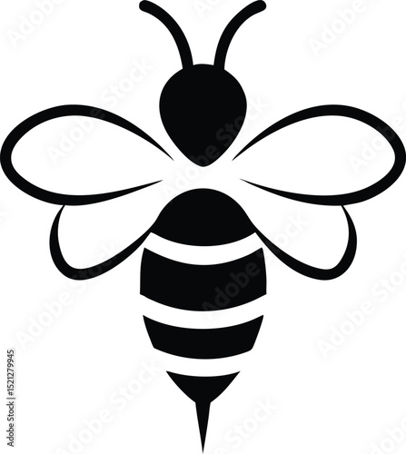 Bee vector illustration  Premium Vector