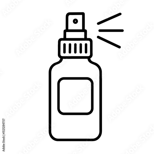 Spray bottle outline icon