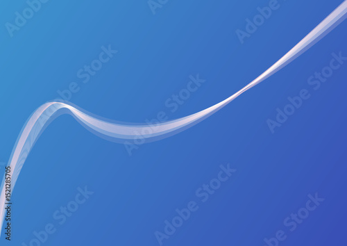 abstract blue background with a shiny flow