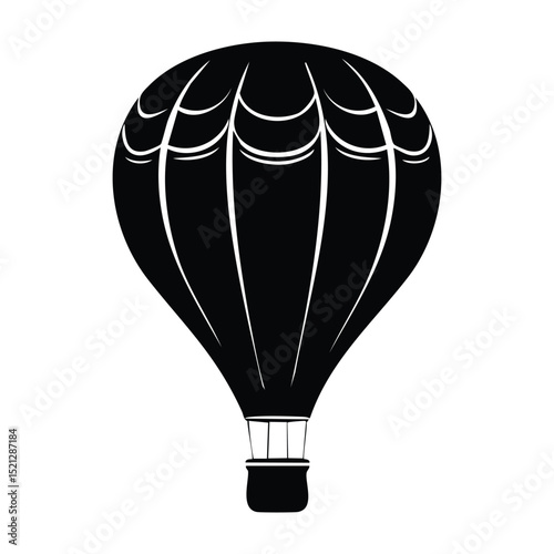 hot air balloon vector illustration