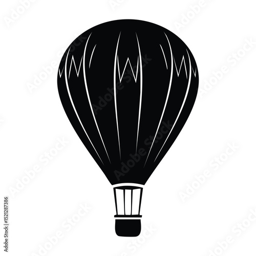 hot air balloon vector illustration