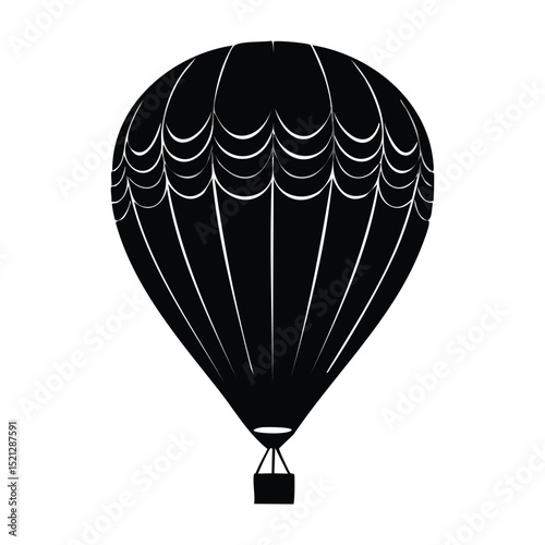 hot air balloon vector illustration
