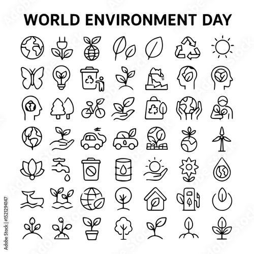 Celebrate World Environment Day Icons of Sustainability and Eco-Consciousness