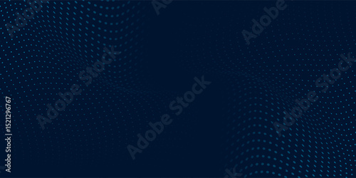 Futuristic Light Dot Pattern. modern dot perspective