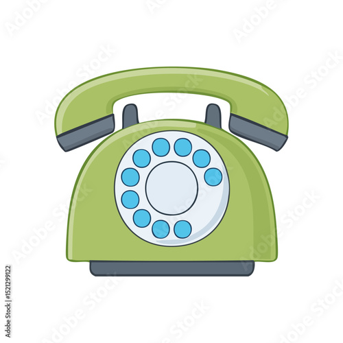 vector retro phone