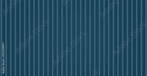 Black panoramic background cargo container blue color - Vector illustration